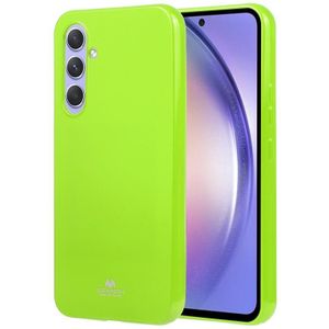 Voor Samsung Galaxy A54 5G GOOSPERY PEARL JELLY schokbestendig TPU telefoonhoesje (fluorescerend groen)