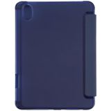 TPU transparante horizontale vervorming flip lederen tablet case met houder & pen slot voor iPad mini 6