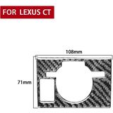 Auto Configuratiepaneel Low-level Configuratie Decoratieve Sticker voor Lexus CT 2011-2017  Left Drive