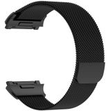 Voor Fitbit Ionic Milanese HorlogeBand(Zwart)