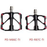1 Paar Promend Titanium Axle Carbon Tube Fiets Pedaal Mountainbike Racefiets 3 Palin Pedal PD-M86C-TI