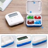 Elektronische Smart Timing Medicine Box Portable Medicine Dispensing Storage Box (Grijs)