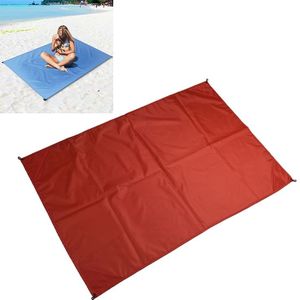 Outdoor Portable Waterproof Picnic Camping Mats Stranddeken Matras Mat 200cm * 140cm (Rood)