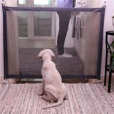 Hond huisdier hekken draagbare vouwen veilige bescherming veiligheid deur Magic Gate voor honden kat Huisdier  grootte: 180cm x72cm (beige)