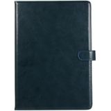 Crazy Horse Textuur Horizontale Flip Lederen Case met Gesp & Houder & Kaart Slots & Portemonnee & Fotolijst voor iPad 9.7 2018/2017 (Dark Green)