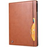 Voor iPad Pro 11 (2020) Kneed huidtextuur horizontale flip lederen behuizing met fotoframe & houder & kaartsleuven & wallet(brown)