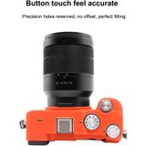 PULUZ Soft Silicone Beschermhoes voor Sony A7C / ILCE-7C (Oranje)