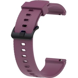 Siliconen sport polsband voor Garmin VivoActive 3 20mm (paars)