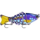 2 PCS PROBEROS HS033 10cm 15.61g Knotty Lure Fish Bait Plastic Hard Bait(A)