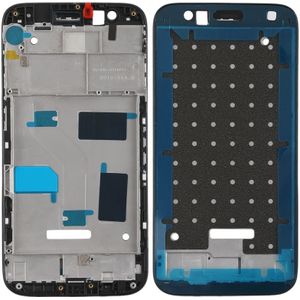 Front behuizing LCD-omlijsting plaat voor Huawei G7 plus (zwart)