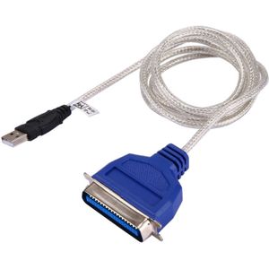 Hoge kwaliteit USB 2.0 naar Parallel 1284 36 Pin Printer Adapter kabel  Kabel Lengte: ongeveer 1 meter (groen)