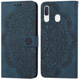 Voor Samsung Galaxy A40 Mandala relif lederen telefoonhoesje