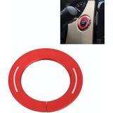 Auto Motor Start Key Push Button Ring Trim Metalen Sticker Decoratie voor Nissan X-TRAIL (Rood)