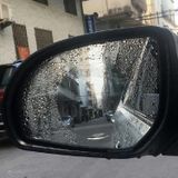 10 stks regendichte anti-mist en anti-reflecterende film voor auto achteruitkijkspiegel rond 95 mm