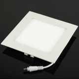 9W wit licht 15cm vierkant paneel licht Lamp met LED Driver  45 LED SMD 2835  lichtstroom: 630LM  AC 85-265V  knipsel grootte: 13 5 cm