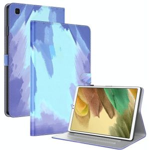 Voor Samsung Galaxy Tab A7 Lite 8.4 T220 / T225 Voltage Aquarel Patroon Huid Feel Magnetische Horizontale Flip PU Lederen Case met Houder & Card Slots & Fotolijst (Winter Snow)