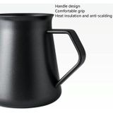 Roestvrij stalen hand Punch Pot opknoping oor pot pot koffiepot verdikt mini pot teflon dunne mond pot  stijl: met deksel