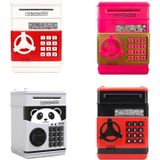 Wachtwoord Safe Deposito Vak Kinderen Automatische Besparingen ATM Machine Toy  Kleur: Panda