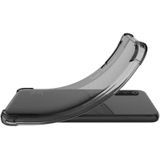 Voor Sony Xperia 1 IV IMAK All-Inclusive Shockproof TPU Case met schermbeschermer (transparant zwart)