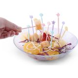 Creatieve dierlijke cartoon fruit cake vork teken  willekeurige kleur levering