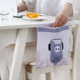 15 PCS Creative Cute Car Garbage Bag Paste-type Cleaning Bag voor Auto Interieur (Grijs)