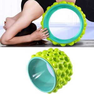 Yoga terug buigen open rugapparatuur Stovepipe pilates ring voor beginner (upgrade massage (vers groen))