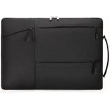 C310 Portable Casual Laptop Handbag  Size:15.6-17 inch(Black)