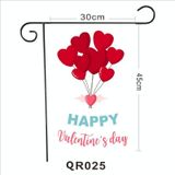 2 STUKS Valentijnsdag Tuin vlag feestelijke sfeer tuin banner (QR025)