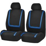 Universele autostoel cover polyester stof autostoel covers autostoel cover voertuig zetel beschermer interieur accessoires 4 STKS set blauw