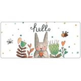 Leuke cartoon antislip deskmat  maat: 400 x 900 x 2mm naad