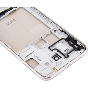 Batterij backcover + midden Frame Bezel voor Galaxy J3 (2016) / J320 (dubbele kaart version)(Gold)