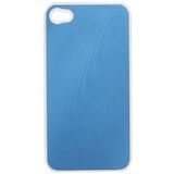 iPhone 4 & 4S Aluminium back cover Hoesje (blauw)