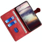 Voor Samsung Galaxy Note8 stitching huid voelen magnetische gesp horizontale flip PU lederen geval met houder en kaart slots &portemonnee (rood)