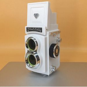 Double Reflex Camera Model Retro Camera Props Decoraties Handheld Camera Model (Wit (Origineel))