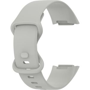Voor Fitbit Charge 5 Monochromatische silicagel om horlogeband maat te vervangen: klein formaat