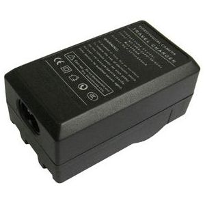 2-in-1 digitale camera batterij / accu laadr voor samsung bp-80w