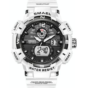 SMAEL 8045 Outdoor Waterproof Time Sports Luminous Dual Display Watch