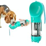 3-in-1 lekvrije drinkfles voor buiten voor honden  draagbare drinkfles voor huisdieren  maat: 500 ml + voedseldoos