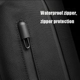 Ozuko 9292S Outdoor Men Chest Bag Sport Waterdichte Schouder Messenger Bag met externe USB-oplaadpoort (Royal Blue)