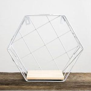 Muur gemonteerde Bureau opslag mand tijdschrift papier organisator houder (grid wit)