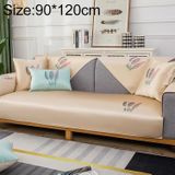 Veer patroon zomer ijs zijde antislip volledige dekking sofa cover  maat: 90x120cm