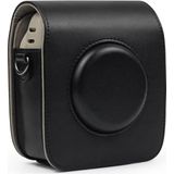 Full Body camera PU lederen draagtas met riem voor Fujifilm Instax Square SQ20 (zwart)