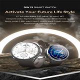 DW13 1 5-inch kleurenscherm Smart Watch  ondersteuning voor hartslagmeting / bloeddrukmeting