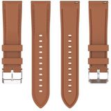 Voor Samsung Galaxy Watch 3 45mm / Gear S3 22mm Silicone Replacement Strap Watchband (Brown)