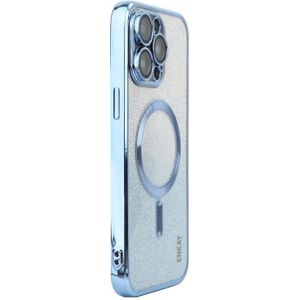 Voor iPhone 13 Pro Max ENKAY Hat-Prince magnetische glitter plated schokbestendig telefoonhoesje met lensfilm