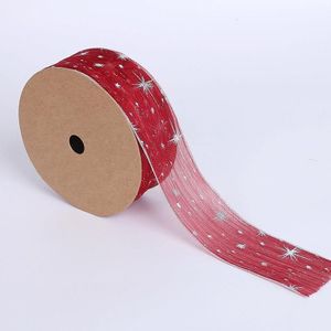 Starry Sky Garen Lint Gift Box Verpakking Bow Tie Ribbon  Specificatie: 4CM (Rode Wijn)