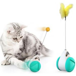 Cat Balance Swing Car Toy om Boredom Tumbler Grappige Cat Stick  te verlichten