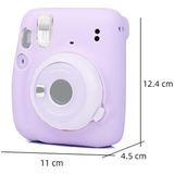 Camera Jelly Color Silicone Beschermhoes Voor Fujifilm Instax mini 11 (Blauw)