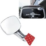 Auto Rear Seat Rearview spiegel terug rij achteruitkijkspiegel kinderen waargenomen interieur Mirror(Silver)