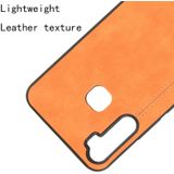 Voor Infinix S5 / S5 Lite/ X652 Shockproof Naaikoe Patroon Skin PC + PU + TPU Case(Orange)